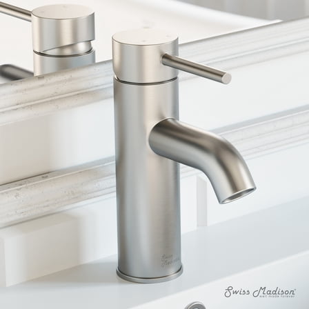 Ivy Single Hole, Single-Handle, Bathroom Faucet in Brushed Nickel