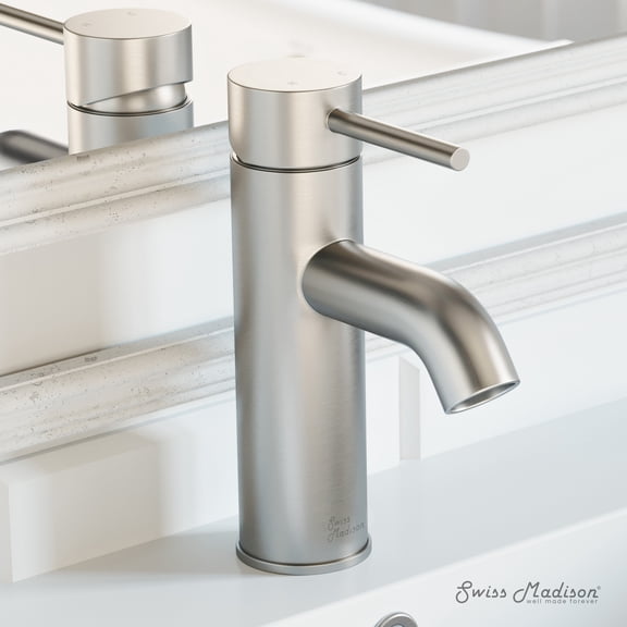 Ivy Single Hole, Single-Handle, Bathroom Faucet in Brushed Nickel