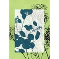 thumbnail image 3 of Goldberger, Jennifer 14x18 Black Modern Framed Museum Art Print Titled - Small Translucent Wildflowers VII, 3 of 5
