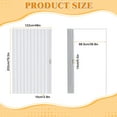 thumbnail image 2 of Trayknick Porte Accordéon, Porte Pliante en PVC 48x80 Po pour l'Intérieur, Porte Accordéon Simple pour Garde-Robe, Comprend Loquet, Poignée, Quincaillerie de Montage, Style C, 2 of 13