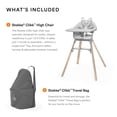 thumbnail image 3 of Trona Stokke Clikk Cloud Grey con bolsa de viaje gris 6-36 M, 3 of 8