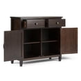 thumbnail image 4 of Atlin Designs Armoire de Rangement d'Entrée Traditionnelle en Bois Brun Châtaigne, 4 of 10