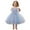 Blue, variant on Coerni Flower Girl Dress | Toddler Baby Girl Rainbow Tulle Wedding Birthday Parties Fancy Princess Dresses Formal Pageant Gown