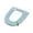 Green, variant on Tunhigl Soft Polyester Toilet Seat Cushion with Hygienic Handle, Zipper Type Detachable Washable Pad for All-Season Use, Fits U/V/O-Shaped Seats, 3 Colors