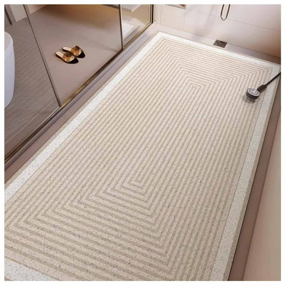 Loofah Shower Mat for Inside Shower, Non-Slip PVC Hollow Bathroom Floor Mat,Bathtub Rug,Hollow Bathroom Shower Foot Mat,Quick Drying