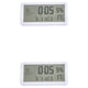 thumbnail image 3 of Bewildely Reloj Termómetro Higrómetro Decoración de electrónico de temperatura y humedad Relojes meteorológicos Modo de repetición para Type2 NO2, 3 of 6