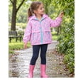thumbnail image 3 of Aideaone Toddler Boys Girls Rain Jackets Waterproof Hooded Lightweight Kids Raincoats Windbreakers 2-8T, 3 of 9