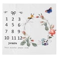 thumbnail image 2 of Newborn Photography Background, Polyester Cotton Material Monthly Growth Photography Cloth Avoid Possible Steam Damage Very Convenient  for Birthday Baby Shower, 2 of 8