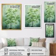 thumbnail image 4 of Designart "Green Spring Blooms Tree A Verdant Symphony III" Landscapes Framed Wall Art - Country Green Tree Hallway Framed Wall Art Decor, 4 of 6