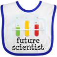 thumbnail image 3 of Inktastic Future Scientist Chemist Chem Teacher Boys or Girls Baby Bib, 3 of 4
