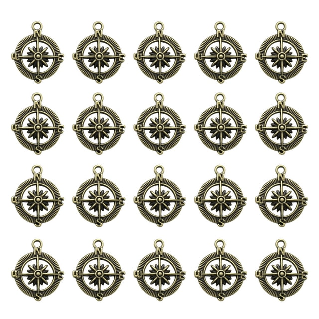 Miangastore Alloy Jewelry Pin Accessories for DIY Necklace Bracelet Making 20pcs Coffee Color