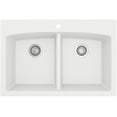 thumbnail image 3 of Karran Usa QT-710-BI-PK1 Quartz Qt 33" Drop In Double Basin Quartz Composite Kitchen Sink, 3 of 7