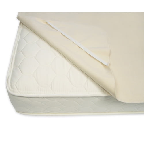 Waterproof Queen Organic Mattress Pad w/Straps