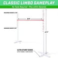 thumbnail image 4 of GoSports 5 Foot Get Low Premium Wooden Limbo Outdoor Backyard Party Lawn Game, 4 of 7