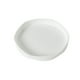 thumbnail image 5 of Advancent Bandeja de flores Platillo para plantas Borde Dureza decorativa Atractivo Decoraciones para exteriores Oficina Plataforma de soporte Blanco 2piezas, 5 of 6