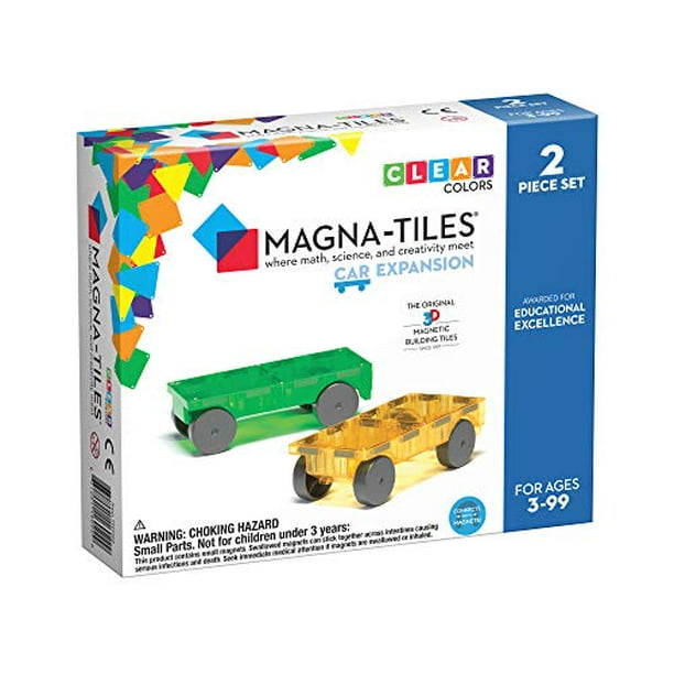 Magna-Tiles - 100 Pièces Magnétiques Couleurs