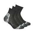 thumbnail image 1 of FILA Calcetines unisex, 3 Pares - Quarter Multisport, calcetines cortos Negro 39-42, 1 of 2