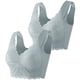 thumbnail image 1 of Moda mujer encaje belleza espalda sólido correa abrigo más tamaño sujetador ropa interior Fridja  nalpqowj34318, 1 of 7