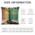 thumbnail image 5 of YINGXI  Summer Pillow Covers  Say Hello to Summer Throw Pillow Covers Summer Farmhouse Cushion Case Decor for Sofa Couch 24x24in, 5 of 5