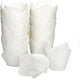 thumbnail image 1 of Zhuge 200 piezas de envoltorios para cupcakes con forma de tulipán, moldes para hornear de papel a prueba de grasa estándar, soportes para envoltorios de muffins(blanco), 1 of 5