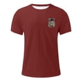 thumbnail image 4 of BUWTTED Mens T Shirts Short Sleeve Summer Beach Vacation Loose Fit Hawaiian Print Basic Crew Neck Graphic Tees XXXL, 4 of 4