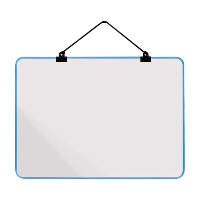 Blue Magnetic Whiteboard Cork Board Combination With Double Sided Writing Magnetic Adsorption Multifunctional Display For Office Home Student Memo Photo Display 5Ml