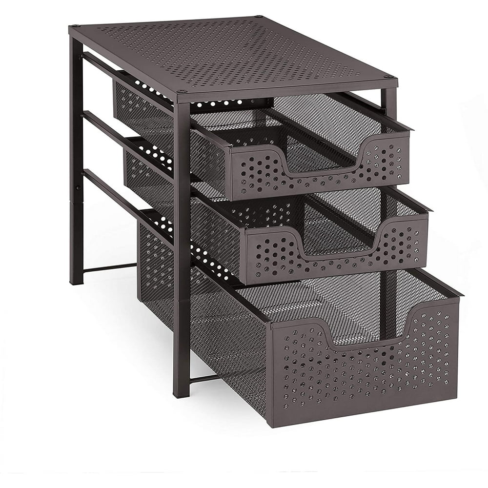Simple Trending 3Tier Under Sink Organizer with Sliding