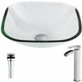 thumbnail image 2 of ANZZI Cadenza Glass Circular Vessel Bathroom Sink with Faucet, 2 of 2