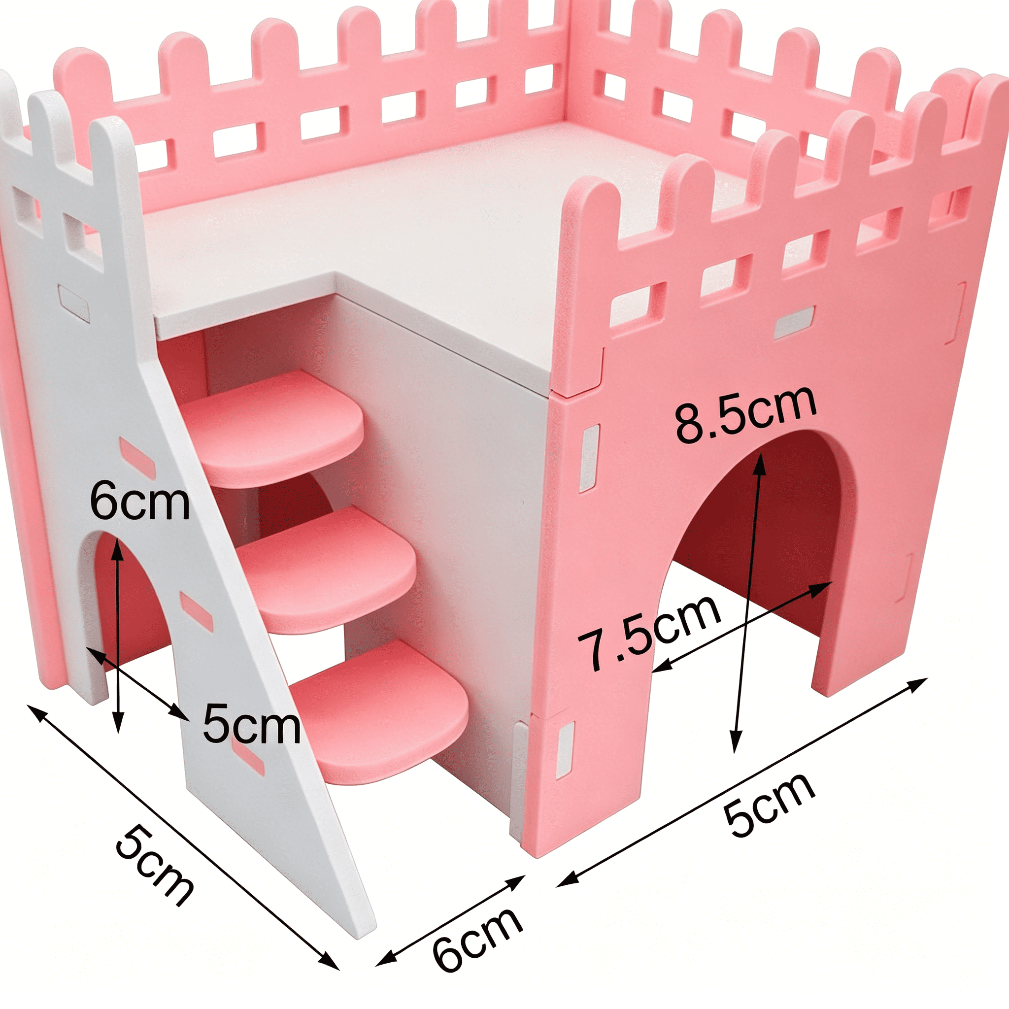 ACDANC 2026 New Hamster Hideout House Wooden Living Hut Exercise Funny Nest Toy for Mouse Chinchilla Rat Gerbil and Dwarf Hamster