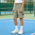 thumbnail image 4 of RFQWOVSR Toddler Boy Cargo Shorts Quick Dry Lightweight Multiple Pockets Elastic Waist Breathable Summer Outdoor Playwear 3-4 Years, 4 of 5