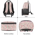 thumbnail image 5 of Yspwyqan Backpack for Girls 8-12, 17" Large Capacity Laptop Backpack, Side Pockets, Adjustable Straps, Pink Camo Bow Print Trendy Bookbag for Elementary High School, 5 of 7