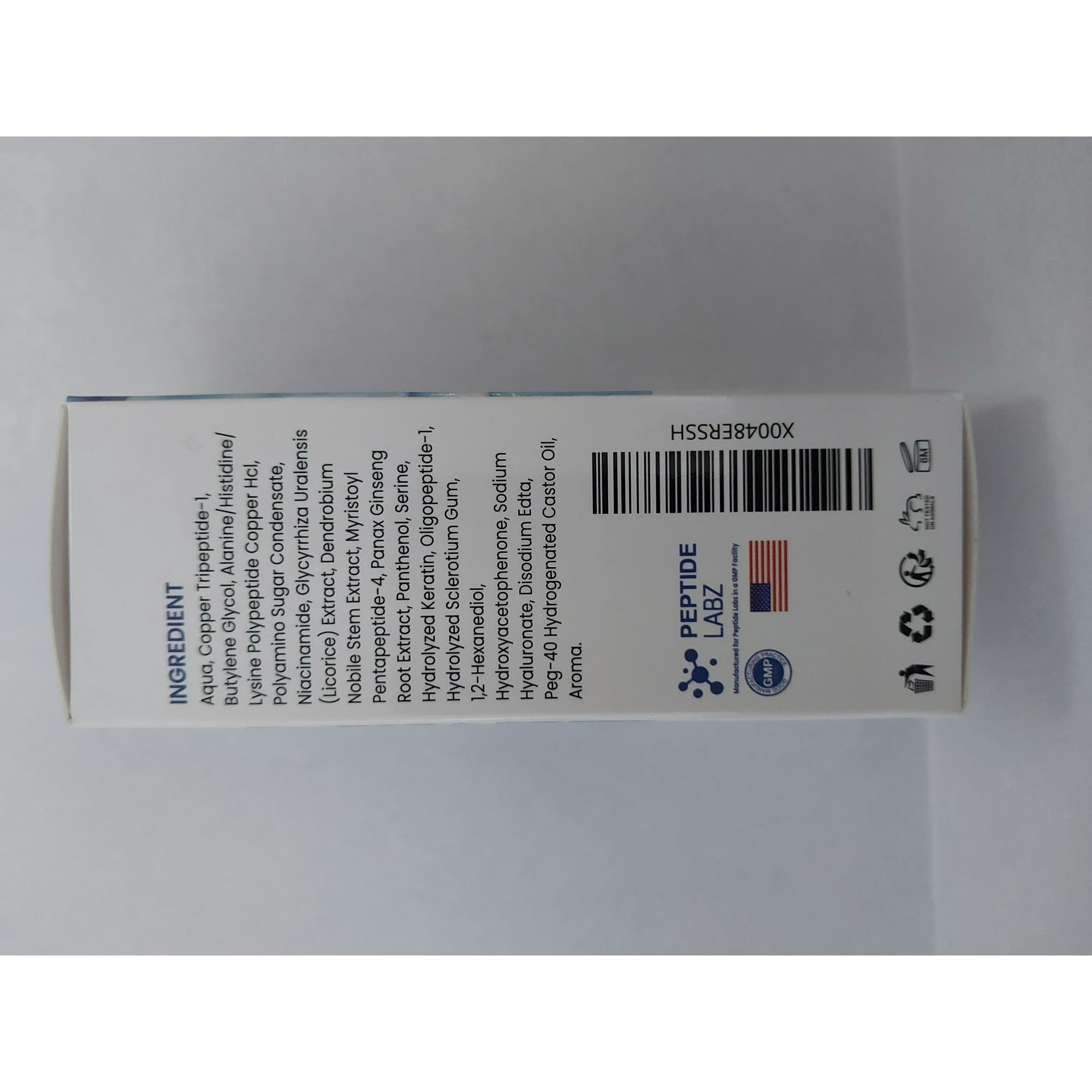 Copper Peptide Hair Growth Treatment GHK-cu, AHK-cu, Guadeloupe