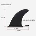 thumbnail image 2 of Aleta de seguimiento de Skeg para kayak, aleta de tabla de surf de 9", aleta de tabla de remo inflable de liberación rápida, aleta central desmontable para Longboard, fácil instalación sin h, 2 of 5