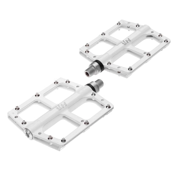 Pedales para bicicleta BMX 1/2 aluminio blanco blanco M