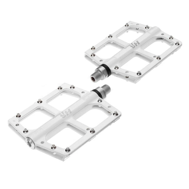 Pedales para bicicleta BMX 1/2 aluminio blanco blanco M
