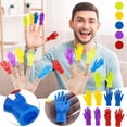 thumbnail image 2 of Juego de marionetas con dedos, 10 pares, para fiestas de juegos con minimanos, 2 of 5