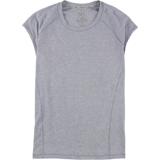 SOLFIRE Womens Breezy Basic T-Shirt bluehthr M