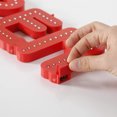 thumbnail image 2 of M&T Displays LED Marquee Letter Lights Modular Red Light Up Number Initial (0) Decorative Signs, 2 of 8