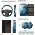 thumbnail image 7 of KUIFORTI Turtle Floral Car Seat Covers All-Season Protection 14 Pack Automotive Rear Front Seat Protector Arm Rest Cover Car Non Slip Breathable Universal Fit Cars SUV Trucks, 7 of 7