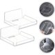 thumbnail image 5 of Soporte de pared para cámara - 2 piezas Soporte de pared acrílico para cámara Soporte universal multifuncional para estante de pared Sin taladro Cámara de seguridad interior, 5 of 5