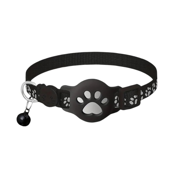 Collar inteligente para gatos con localizador electrónico «Find My», compatible con seguimiento en tiempo real, de silicona, ligero y ajustable para gatos pequeños y medianos