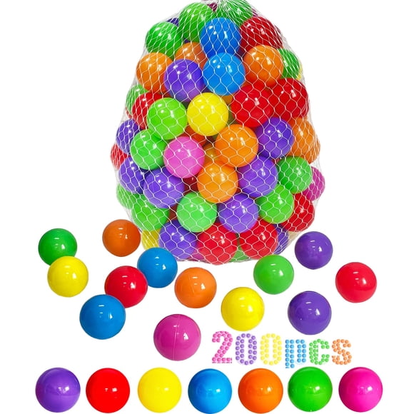 Pelotas suaves de plástico para piscina de pelotas LANGXUN, 50/100/200 unidades para niños