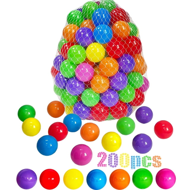 Pelotas suaves de plástico para piscina de pelotas LANGXUN, 50/100/200 unidades para niños
