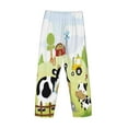 thumbnail image 5 of Haiem Farmfield with Cute Animals Men's Pajama Pants Ultra Lightweight Pjs Bottoms Sleepwear Bottom Pants with Pocket Drawstring-Large, 5 of 9