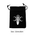 thumbnail image 3 of Bolsa de terciopelo para dados de diosa, bolsa de almacenamiento de Tarots, bolsa con cordón para tarjetas de juego de mesa de runas Ndcxsfigh Para Estrenar, 3 of 4