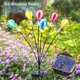 thumbnail image 4 of Luces LED solares for jardín, globos de aire caliente impermeables for exteriores, luces decorativas for camino, Patio, césped, 2 uds., 4 of 7