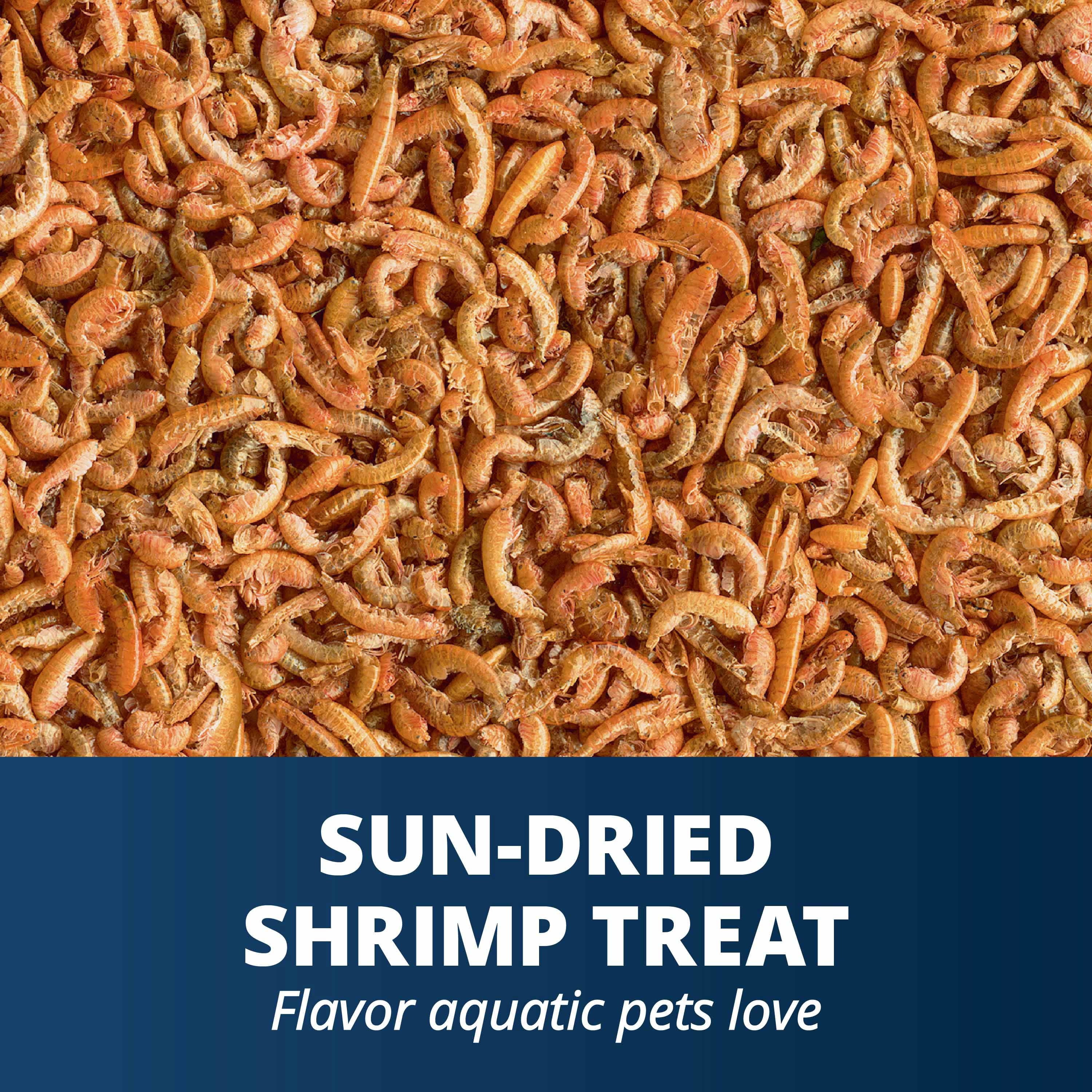 (6 pack) Tetra ReptoTreat Sun-Dried Shrimp Treat for Aquatic Turtles, Newts and Frogs, 0.35 oz
