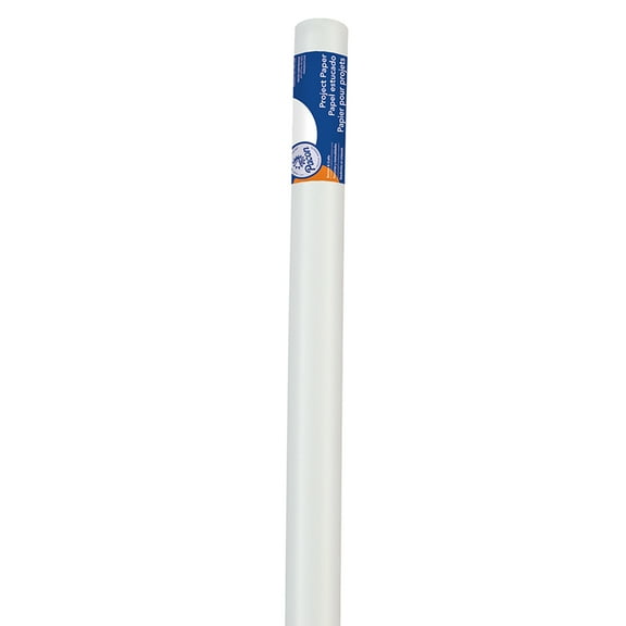 Pacon Project Paper Roll, White, 24" x 30', 1 Roll