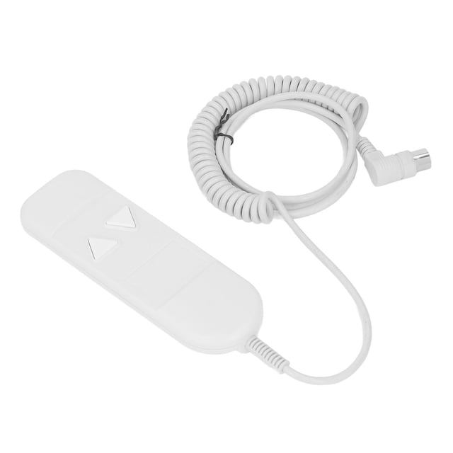 Control remoto de plástico de 8 pines y 2 botones para sillón reclinable eléctrico