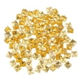 thumbnail image 2 of 100 Uds Pirámide cuadrada remache espárragos Spike tornillo ropa zapatos artesanía DIY colorido Oro Hugo Pirámide cuadrada remaches, 2 of 8